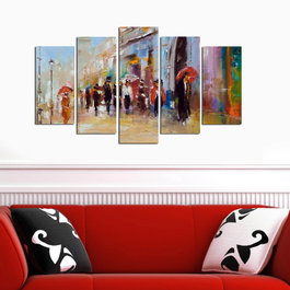 Wallity Pintura Decorativa MDF 5M-7 Multicolor